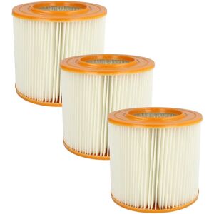 vhbw Allaway Vacuum Filter Set - 3 Pleated Polyester Cartridges vhbw Allaway Vacuum Filter Set - 3 Pleated Polyester Cartridges