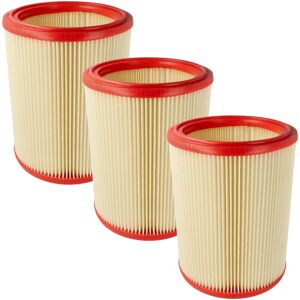 VHBW - 3x Lamella Filter Compatible with Nilfisk - Attix 550-01, 30-2M xc, 30-2M pc - Vacuum Filter VHBW - 3x Lamella Filter Compatible with Nilfisk - Attix 550-01, 30-2M xc, 30-2M pc - Vacuum Filter