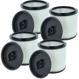 vhbw 4x Cartridge Filter compatible with Einhell TE-VC 2025 SACL EX CH, 2025 SACL, 2025 SACL EX ARG Wet and Dry Vacuum Cleaner - Black White vhbw 4x Cartridge Filter compatible with Einhell TE-VC 2025 SACL EX CH, 2025 SACL, 2025 SACL EX ARG Wet and Dry Vacuum Cleaner - Black White