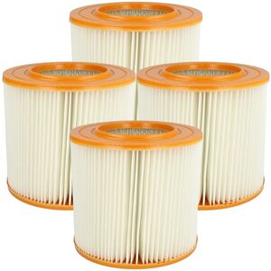 vhbw 4x Cartridge Filter Replacement for Allaway 210813, 10819, 2577, 10813 for Vacuum Cleaner - Orange White vhbw 4x Cartridge Filter Replacement for Allaway 210813, 10819, 2577, 10813 for Vacuum Cleaner - Orange White