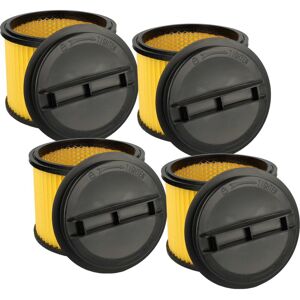vhbw 4x Cartridge Filter Replacement for Einhell 2342175, 23.511.13, 2342167, 23.424.25, 23.421.75, 23.421.67 for Vacuum Cleaner - Yellow Black vhbw 4x Cartridge Filter Replacement for Einhell 2342175, 23.511.13, 2342167, 23.424.25, 23.421.75, 23.421.67 for Vacuum Cleaner - Yellow Black