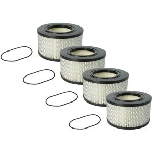 vhbw 4x Vacuum Cleaner Filter Replacement - HEPA Black White - Product Type vhbw 4x Vacuum Cleaner Filter Replacement - HEPA Black White - Product Type