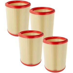4x Lamellar Filter compatible with Nilfisk Attix 791-2M/B1, 791-21 ec, 8 Gallon / as/e Handheld Vacuum Cleaner - Vhbw 4x Lamellar Filter compatible with Nilfisk Attix 791-2M/B1, 791-21 ec, 8 Gallon / as/e Handheld Vacuum Cleaner - Vhbw