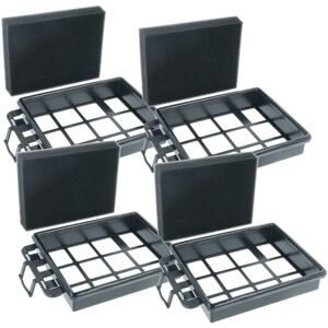 vhbw 4x Vacuum Cleaner Filter compatible with Zelmer ZVCA355S (A5190052.00), ZVC355SP Vacuum Cleaner - Foam Filter Black vhbw 4x Vacuum Cleaner Filter compatible with Zelmer ZVCA355S (A5190052.00), ZVC355SP Vacuum Cleaner - Foam Filter Black