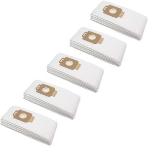 VHBW 50x Vacuum Bags Compatible with Nilfisk Models - Microfiber, White VHBW 50x Vacuum Bags Compatible with Nilfisk Models - Microfiber, White