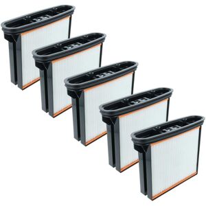 vhbw 5x Flat-Fold Filter H11 compatible with Starmix iPulse H-1635 Safe Plus Industrial Vacuum Cleaner Wet/Dry - Pleated Filter Element vhbw 5x Flat-Fold Filter H11 compatible with Starmix iPulse H-1635 Safe Plus Industrial Vacuum Cleaner Wet/Dry - Pleated Filter Element