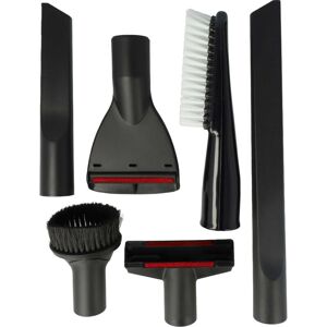 6-Part Vacuum Cleaner Nozzle Set compatible with Kärcher t 9/1 bp Vacuum Cleaners - 32 mm Black - Vhbw 6-Part Vacuum Cleaner Nozzle Set compatible with Kärcher t 9/1 bp Vacuum Cleaners - 32 mm Black - Vhbw