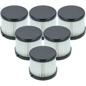 vhbw 6x Filter compatible with Dewalt DCV5011H, DCV501HB Vacuum Cleaner - HEPA filter Black White vhbw 6x Filter compatible with Dewalt DCV5011H, DCV501HB Vacuum Cleaner - HEPA filter Black White