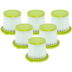 vhbw 6x Filter Replacement for Ryobi HAHV33, A32HFOO, A32F05N for Vacuum Cleaner - HEPA filter Green White vhbw 6x Filter Replacement for Ryobi HAHV33, A32HFOO, A32F05N for Vacuum Cleaner - HEPA filter Green White