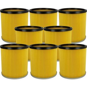 vhbw 8x Cartridge Filter compatible with Kärcher K 2901 PLUS (1.085-810.0), K 2901 S (1.085-812.0) Vacuum Cleaner - Yellow Washable vhbw 8x Cartridge Filter compatible with Kärcher K 2901 PLUS (1.085-810.0), K 2901 S (1.085-812.0) Vacuum Cleaner - Yellow Washable