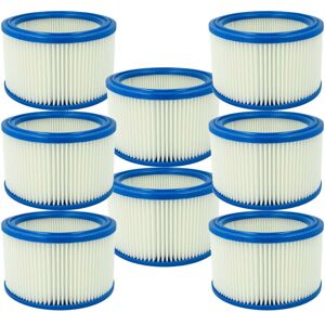 8x Filter Element compatible with Nilfisk Alto Wap 550-21, 550-31, 590-31 Wet/Dry Vacuum Cleaner - Vhbw 8x Filter Element compatible with Nilfisk Alto Wap 550-21, 550-31, 590-31 Wet/Dry Vacuum Cleaner - Vhbw