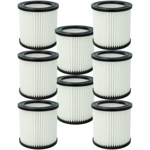 8x Filter Element compatible with Nilfisk Buddy ii 12, ii 12 Car Cleaner Wet/Dry Vacuum Cleaner - Vhbw 8x Filter Element compatible with Nilfisk Buddy ii 12, ii 12 Car Cleaner Wet/Dry Vacuum Cleaner - Vhbw