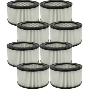 vhbw 8x Vacuum Cleaner Filter Replacement for TecTake 400563 - HEPA Filter Black White vhbw 8x Vacuum Cleaner Filter Replacement for TecTake 400563 - HEPA Filter Black White
