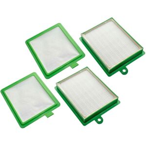 vhbw - Vacuum Filter Set - White with Green Frame - Compatible with AEG/Electrolux vhbw - Vacuum Filter Set - White with Green Frame - Compatible with AEG/Electrolux