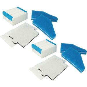 Filter Set compatible with Thomas Perfect Air Feel Fresh Vacuum Cleaner - 10x Filter - Vhbw Filter Set compatible with Thomas Perfect Air Feel Fresh Vacuum Cleaner - 10x Filter - Vhbw
