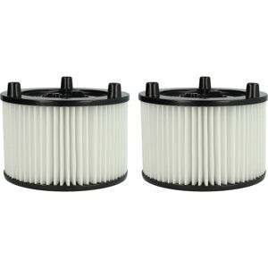 Set 2x Replacement Filters compatible with Bosch AdvancedVac 20 Wet and Dry Vacuum Cleaner - Cartridge Filter, paper / plastic, White - Vhbw Set 2x Replacement Filters compatible with Bosch AdvancedVac 20 Wet and Dry Vacuum Cleaner - Cartridge Filter, paper / plastic, White - Vhbw