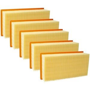 vhbw Set 5x Filter compatible with Kärcher NT 14/1 Ap Te Advanced Vacuum Cleaner - Main Filter, Fold Filter vhbw Set 5x Filter compatible with Kärcher NT 14/1 Ap Te Advanced Vacuum Cleaner - Main Filter, Fold Filter