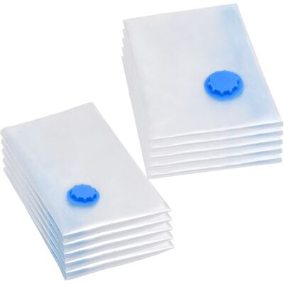 vidaXL Storage Bags - 2 Sizes, 10 pcs - Transparent Storage Bags vidaXL Storage Bags - 2 Sizes, 10 pcs - Transparent Storage Bags