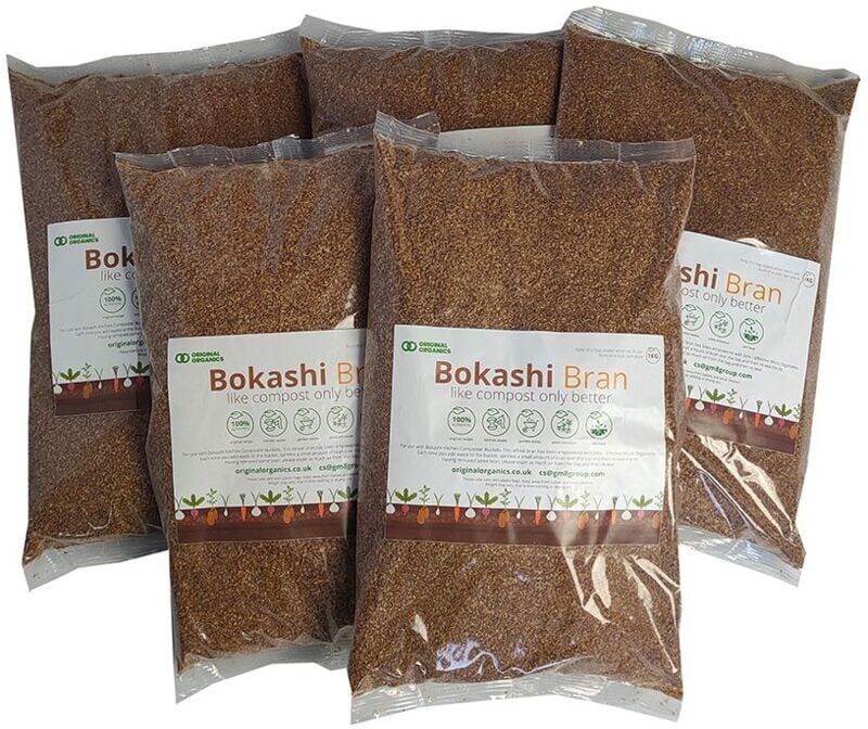Original Organics - Bokashi Bran Bags - 5 Kg Bag (5 x 1 Kg)