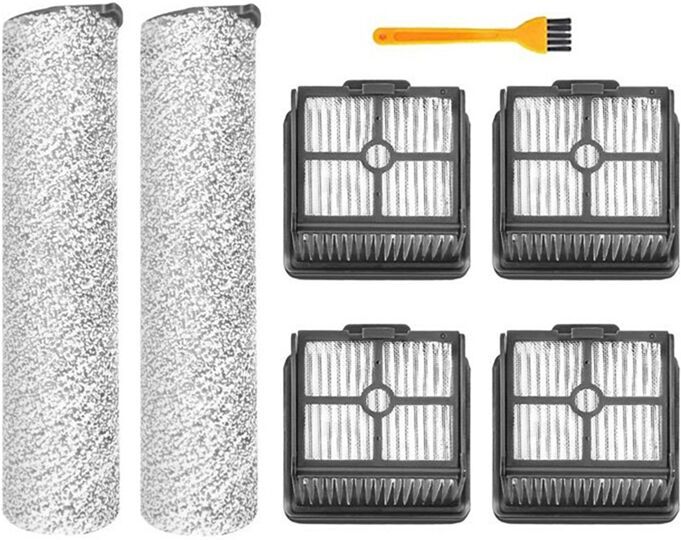 Tlily - hepa Filter and Roller Brush for Tineco Floor One S3 IFloor 3 Cordless Wet Dry Vacuum Cleaner Spare Replacement Parts