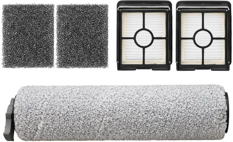 Tlily - HF3 Roller Filter Kit Fit for Bissell Crosswave HF3 Cordless Wet/Dry Vacuum Cleaner and Mop 3649A Vacuum Cleaner Parts