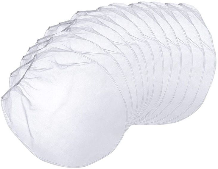 TLILY Paint Strainer Bags, 24Pcs 1 Gallon White Fine Mesh Filter Bag, Bucket Elastic Opening Bags for Gardening