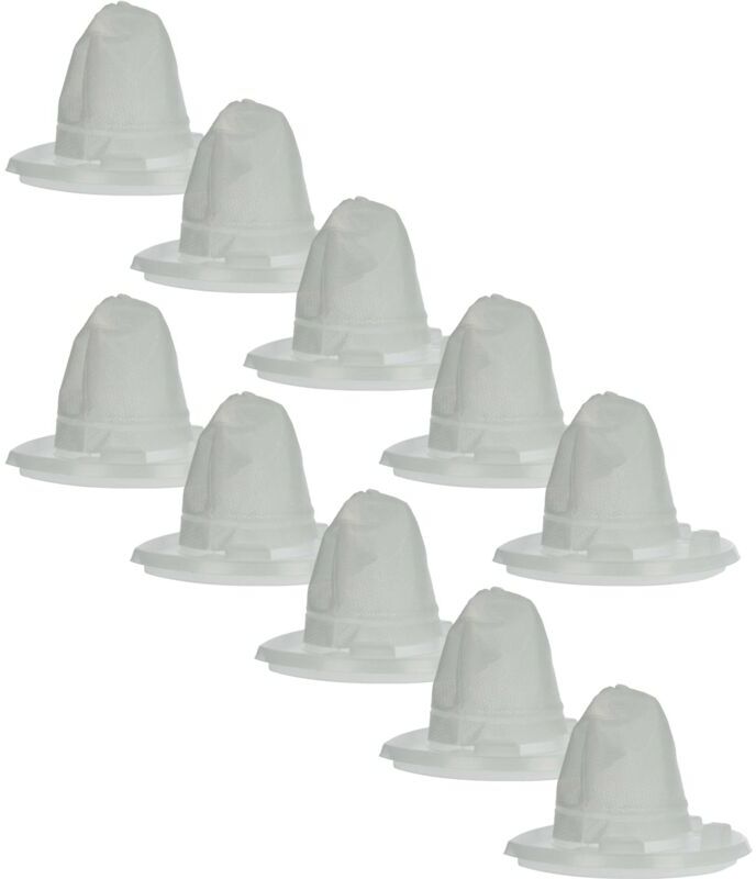 10x Filter compatible with Black & Decker Dustbuster CHV1410, CHV1210, CHV1410B, BDH2000L Handheld Vacuum Cleaner - Dust Filter - Vhbw