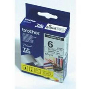 Bothe Red On White Label Tape 9mm x 8m - TZE222 - P-touch