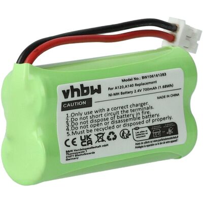 VHBW - 700mAh 2.4V NiMH - Siemens Gigaset A260/A265/A345 - Battery VHBW - 700mAh 2.4V NiMH - Siemens Gigaset A260/A265/A345 - Battery