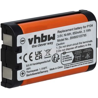 Vhbw Battery Compatible With Shack 23-968, 43-9024, 43-9025, 43-9026, 43-9030, 43-9031 Wireless Landline Phone (850 Mah, 3.6 V, Nimh) Vhbw Battery Compatible With Shack 23-968, 43-9024, 43-9025, 43-9026, 43-9030, 43-9031 Wireless Landline Phone (850 Mah, 3.6 V, Nimh)