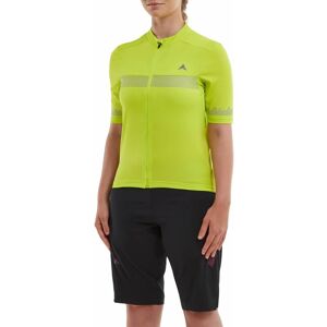 Nightvision women's short sleeve cycling jersey 2022: lime 10 - ZFAL25WNVIS2-99-10 - Altura