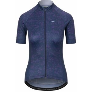 Women's chrono sport short sleeve jersey 2022: midnight blue scree l ZFGIA7138241 - Giro