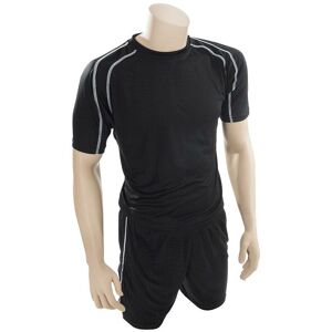 Precision - Lyon Training Shirt & Short Set Adult Black/White xl 46-48 - Black/White