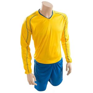 Precision - Marseille Shirt & Short Set Adult Yellow/Royal s 34-36 - Yellow/Royal