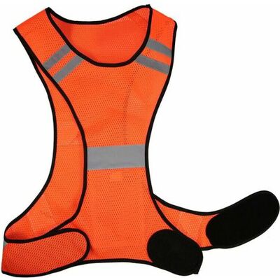 OEM Lightweight Breathable Mesh High Visibility Reflective Vest, Speed Safety Vest For Running, Walking, Cycling, Jogging, Orange OEM Lightweight Breathable Mesh High Visibility Reflective Vest, Speed Safety Vest For Running, Walking, Cycling, Jogging, Orange