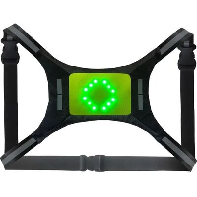 OEM Usb Rechargeable Led Reflective Vest With Remote Signal Light For Cycling And Running OEM Usb Rechargeable Led Reflective Vest With Remote Signal Light For Cycling And Running