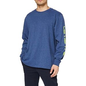 Carhartt - EK231 Long Sleeve Logo T-Shirt Cobalt xxl