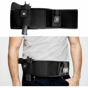 Alwaysh - Hunting Belly Band Holster Neoprene Gun Holster Waist Concealed Carry Tactical for Glock 19 Pistol Beretta Revolver,