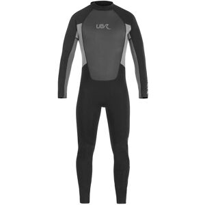 UB Mens Blacktip Mono Long Wetsuit Black/Grey Small - Black/Grey