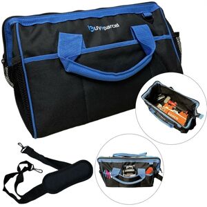 Buyaparcel - bap 16 Open Mouth Heavy Duty Tool Bag Holdall Black + Shoulder Strap Black