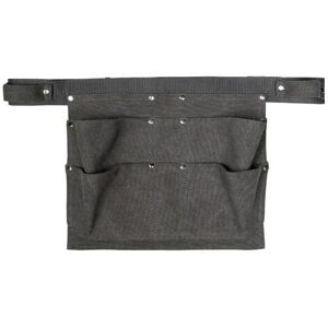 ORCHIDÉE Canvas Waist Tool Apron Gardening Tools Belt Bags, Adjustable Belt, Gray