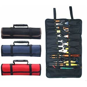 Langray - 22 Pocket Portable Tool Bag in 600D Oxford Canvas for Large Tote Organizer Carrying Tools, Easy Storage and Portable Ideal for diy