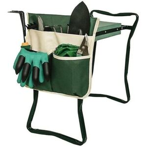 Héloise - Snow-Gardening Kneeling Tool Bag, Portable Gardening Tote, Oxford Garden Organizer for Green Garden Kneeling Chairs and Stools