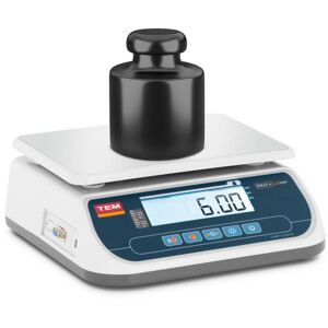 TEM Table Scale - calibrated - 6 kg / 2 g - lcd - Digital scale - Commercial scale