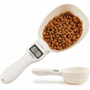 Denuotop - Measuring Cup Dry Dog Food Scoop Container with lcd Display Measuring Cups Cat Dry Food Digital Spoon Dog Scales