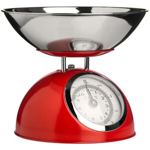 Premier Housewares - Red Half Circle Design Kitchen Scale - 5kg