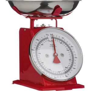 Premier Housewares - Red Standing Kitchen Scale - 5kg