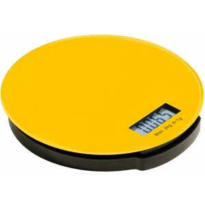 Premier Housewares - Zing Yellow Glass Kitchen Scale - 2kg