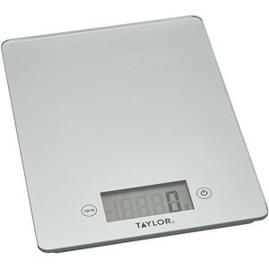 Taylor Pro - Silver Glass 5kg Digital Kitchen Scale