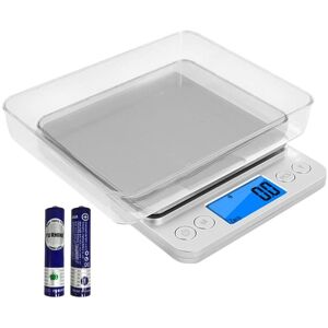 LINGHHANG 0.1g Kitchen Scale, Mini Digital Scale, Precision Scale, Portable Electronic Scale, Food Scale, Jewelry Scale, Pocket Scale, 2 Trays, Batteries LINGHHANG 0.1g Kitchen Scale, Mini Digital Scale, Precision Scale, Portable Electronic Scale, Food Scale, Jewelry Scale, Pocket Scale, 2 Trays, Batteries